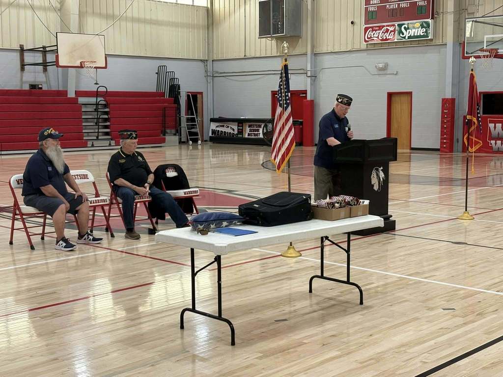 Westside Middle School would like to thank American Legion Pickett Post 21 for coming and teaching our students flag etiquette!