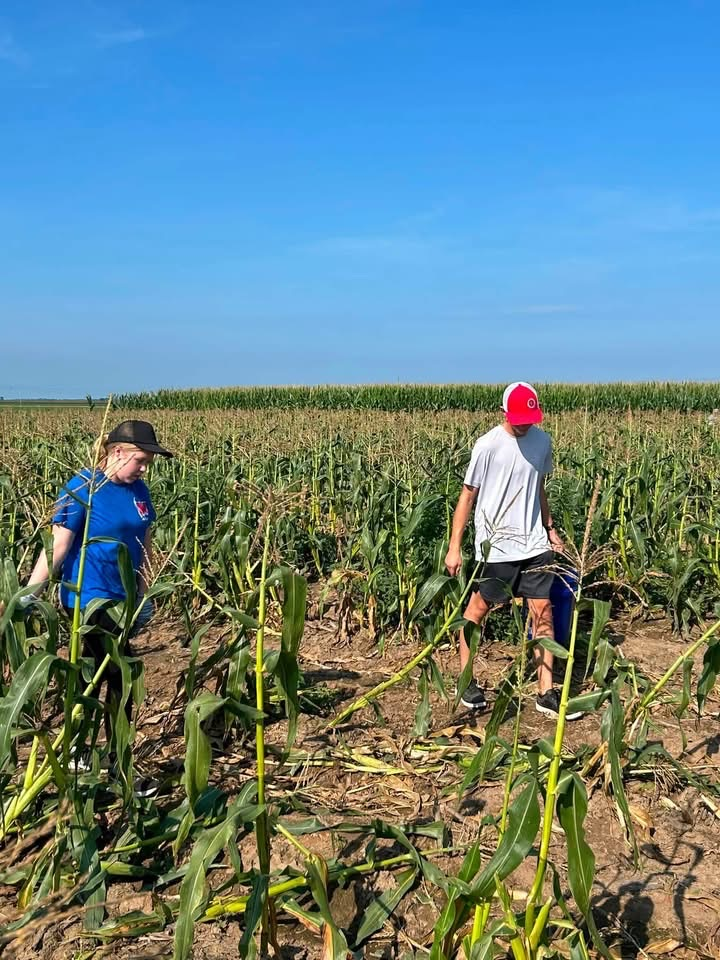 On Monday morning a few of our cadets got up early to go and pick corn for the Food Bank of Northeast Arkansas. They did a great job today and appreciate them taking time during their summer break to serve.