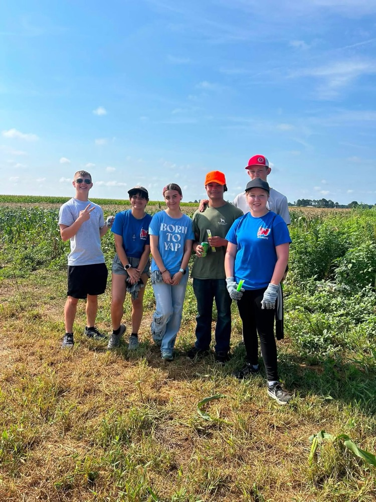 On Monday morning a few of our cadets got up early to go and pick corn for the Food Bank of Northeast Arkansas. They did a great job today and appreciate them taking time during their summer break to serve.