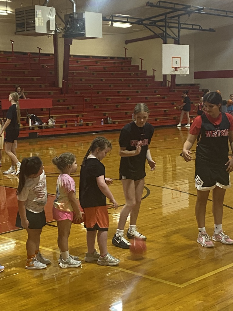 Day 1 of our K-6 Lady Warrior Basketball Camp was filled with smiles, teamwork, and skill development as our future Lady Warriors spent time learning from our high school players and coaches. We love seeing the next generation of Warriors having fun on the court! ❤️🤍