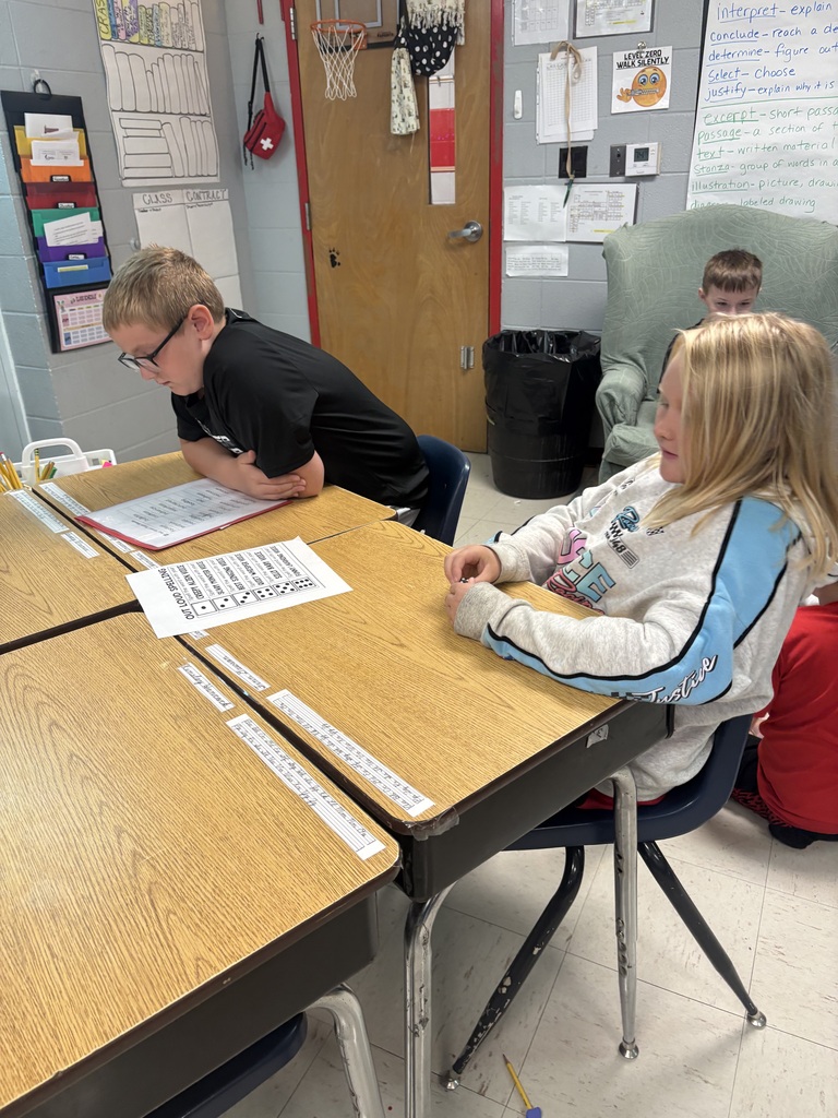 Ms. Cox’s fourth graders teamed up with partners to practice their spelling words by rolling the dice and spelling in different voices — baby, alien, monster, or whisper! 👽👶👹🤫 A fun way to make learning and practicing spelling words a little more exciting! ❤️🤍
