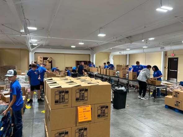 Monday marked THE first Food Bank pack of the 2026–2027 school year for the WHS ARJROTC! The cadets did a great job packing boxes that will be distributed to families throughout Northeast Arkansas. We’re proud of their hard work and look forward to another great year of service with the Food Bank of Northeast Arkansas! 🙌❤️🤍