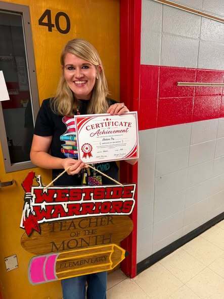Congratulations to our Employees of the Month for WES! Classified: Tasha Taylor Certified: Chelsea Fry 