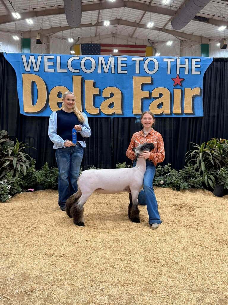 Westside FFA Show Team member Cali Kirby brought home some well-earned ribbons with her lambs at the Delta Fair in Memphis on Saturday! Cali competed in Senior Showmanship, placed 1st and 2nd in her market classes, and earned an impressive 3rd place in Division 1! Congratulations, Cali, on your hard work and accomplishments! Way to represent Westside FFA! ❤️🤍