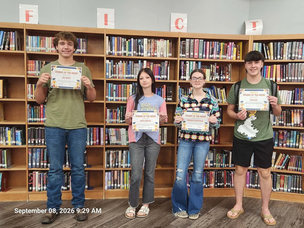 WHS Scholars of the Month Westside High School is proud to recognize its August Scholars of the Month! Each month, one student from each department is selected based on their academic skills and work ethic. Congratulations to our August honorees: Science: Dax Hogan CTE: Ashley Franklin English: Karrahlee Montgomery Math: Koen Dew Social Studies: Emma Pate Congratulations to these Warriors on their hard work and academic achievement! ❤️🤍