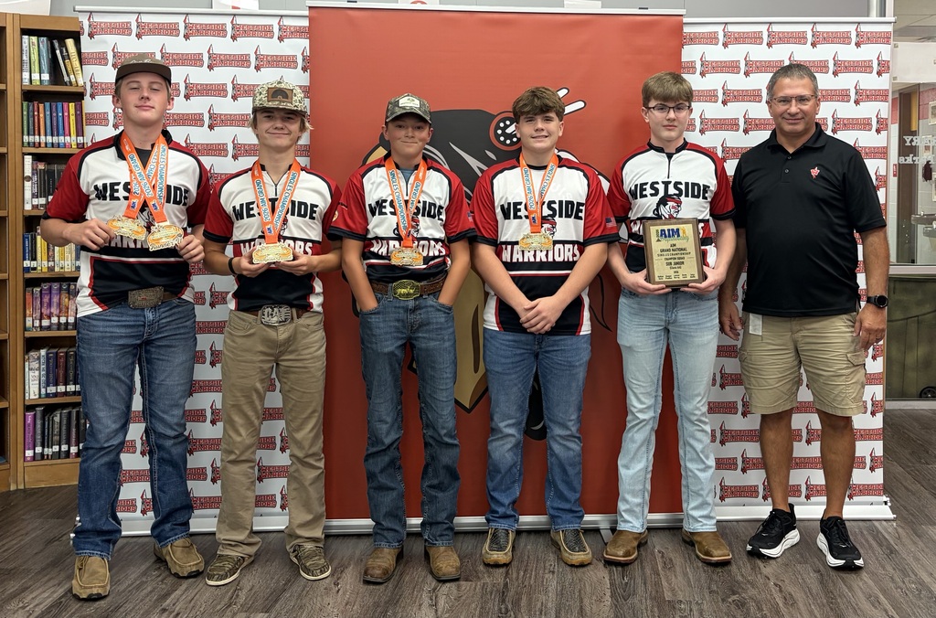 WHS Trap Team members Nathan Davis, Keegan Prentice, Lawson Murray, Drake Layne, and Talyn Qualls were recognized at last night’s School Board meeting for earning the Class AA Championship at the Sparta Regional Trap Shoot!  Congratulations to these Warriors and Coach Danny Price on this outstanding accomplishment! ❤️🤍