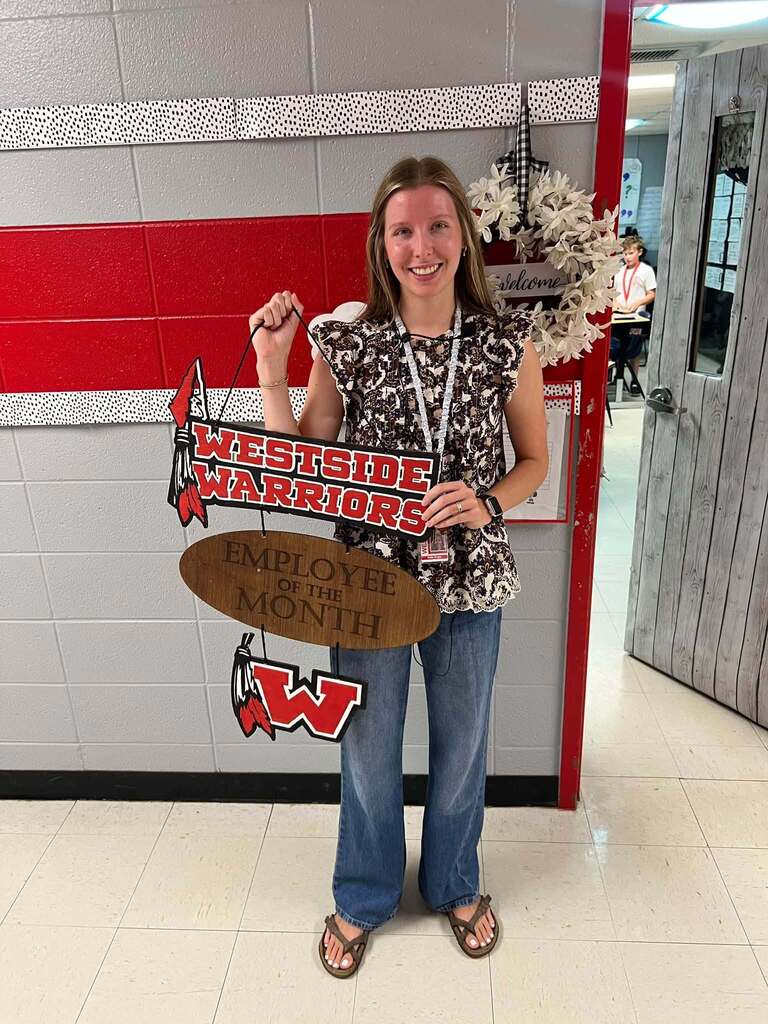 Congratulations to our Employees of the Month for September! Certified: Carmen Ritter Classified: Katie Engle