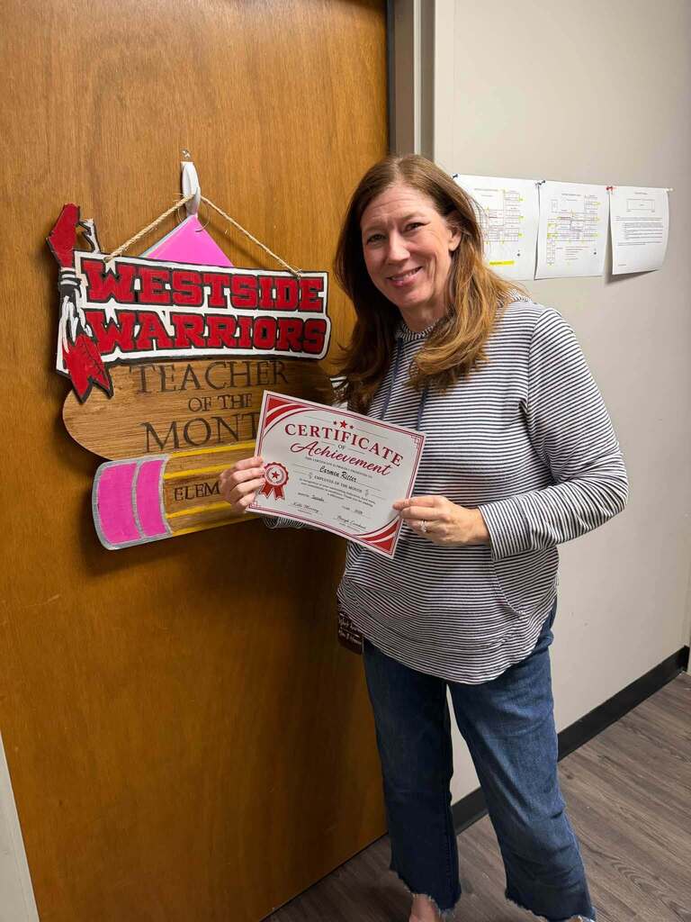 Congratulations to our Employees of the Month for September! Certified: Carmen Ritter Classified: Katie Engle
