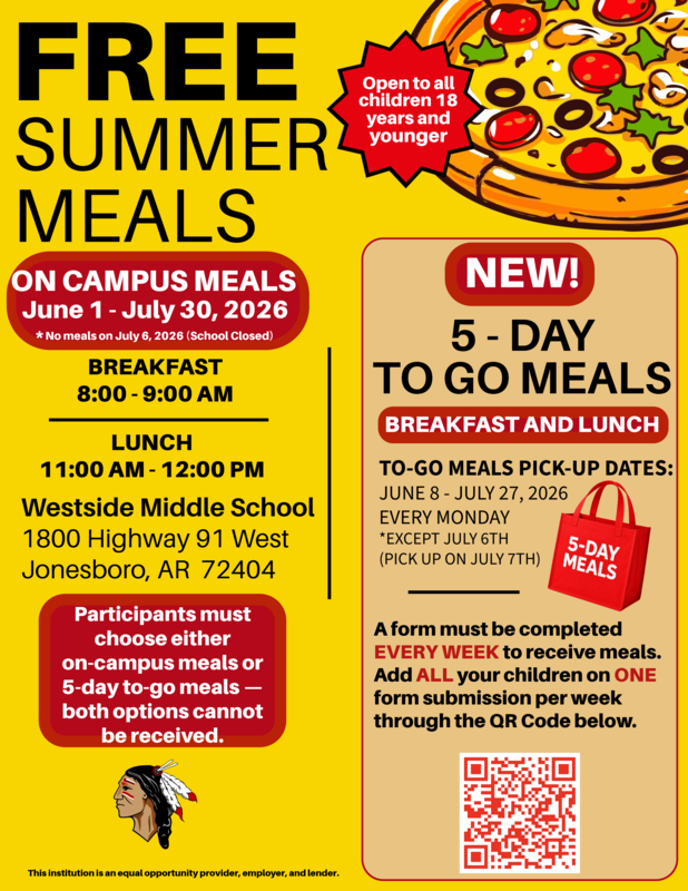 FREE MEALS FOR STUDENTS 18 AND YOUNGER