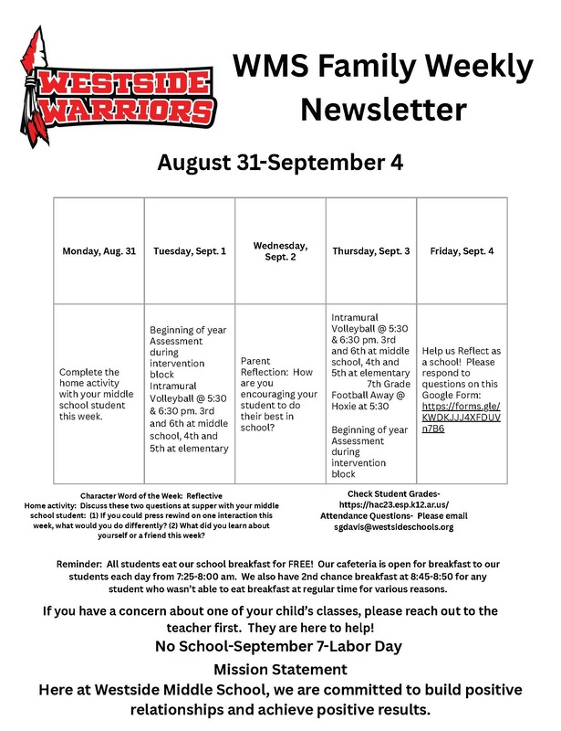 WMS Newsletter