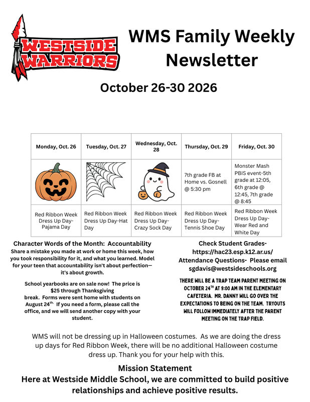 WMS Family Weekly Newsletter