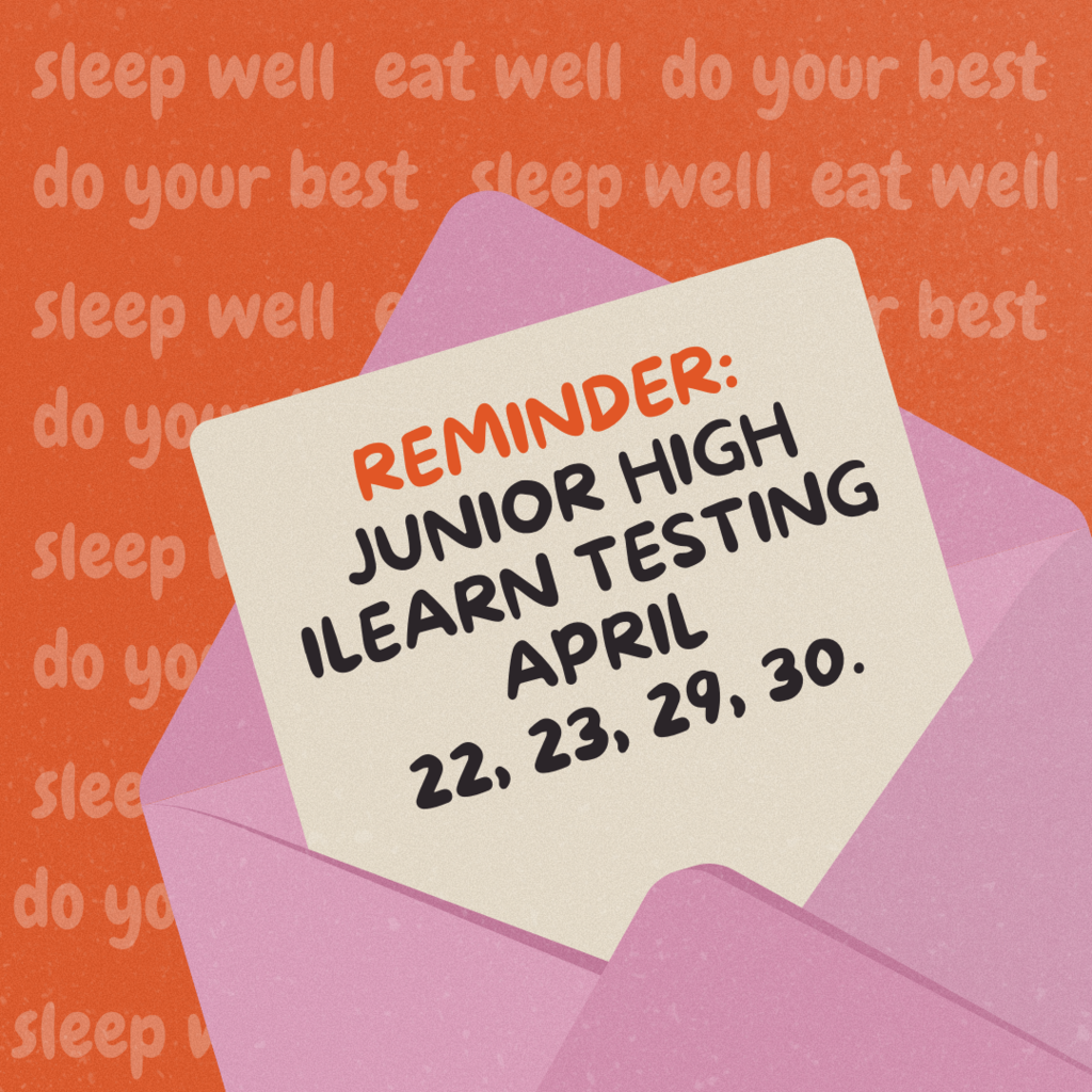 iLearn Testing April 22, 23, 29, 30