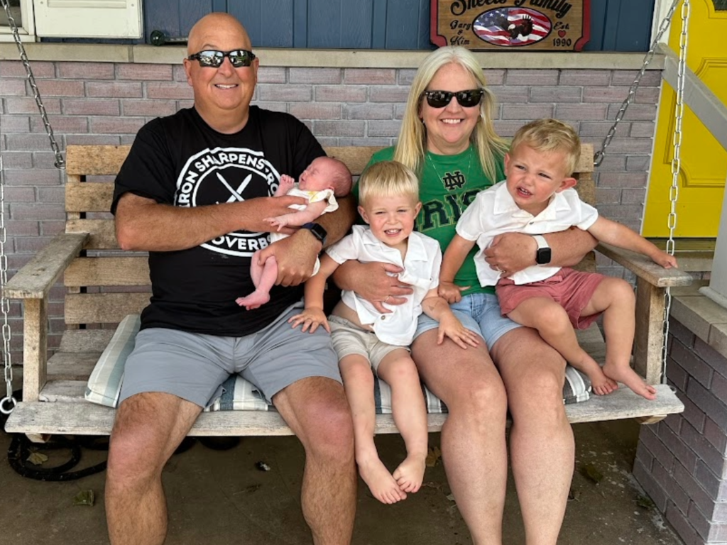 mrs. sheets and husband and grandkids