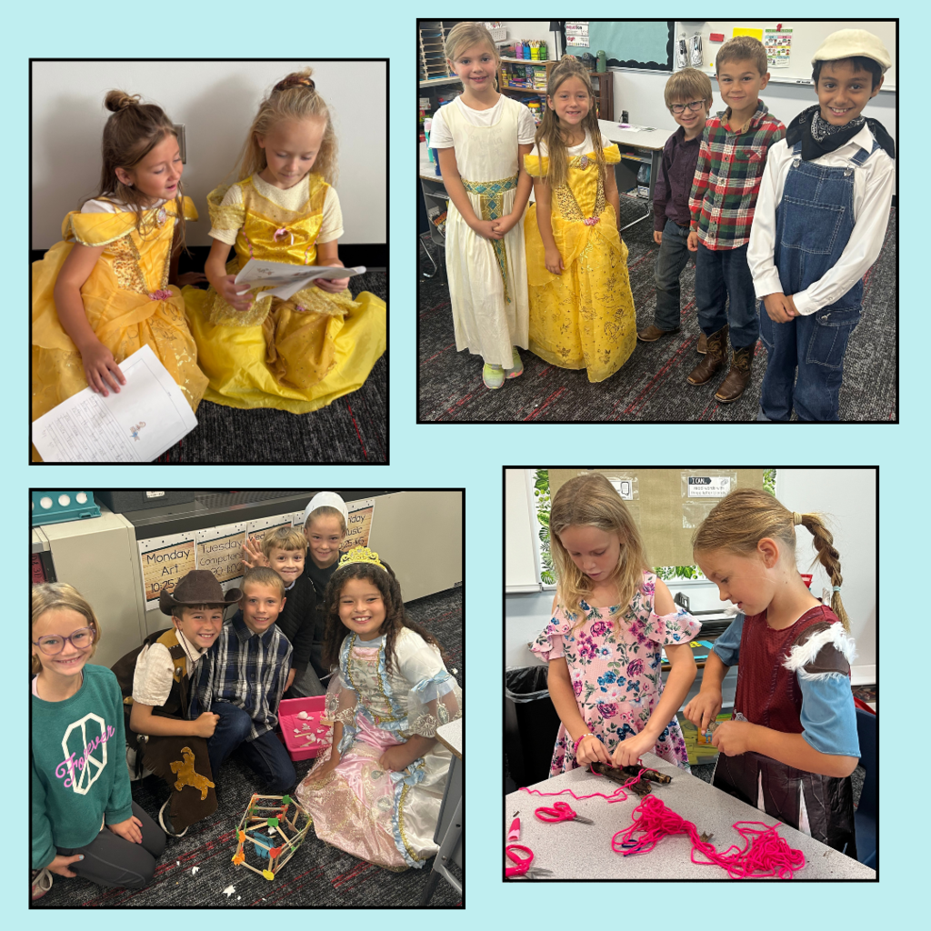 students dressed up as fairy tales