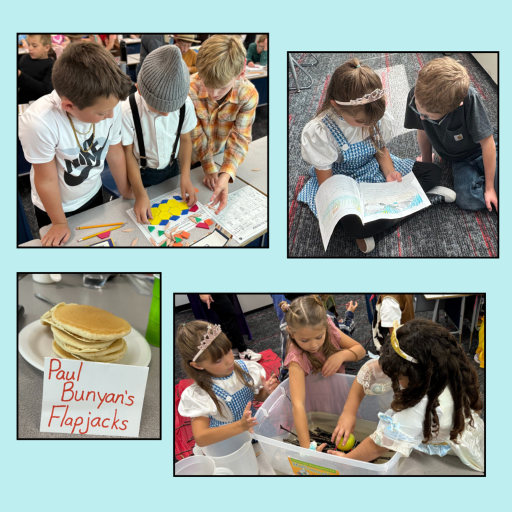 students dressed up as fairy tales