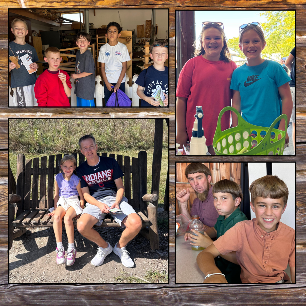 kids at Sauder Village