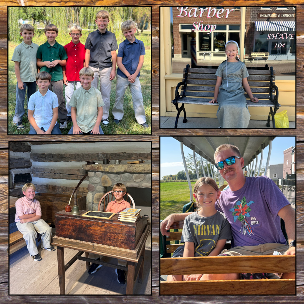 kids at Sauder Village