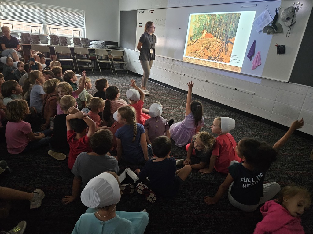kids listening to presentation