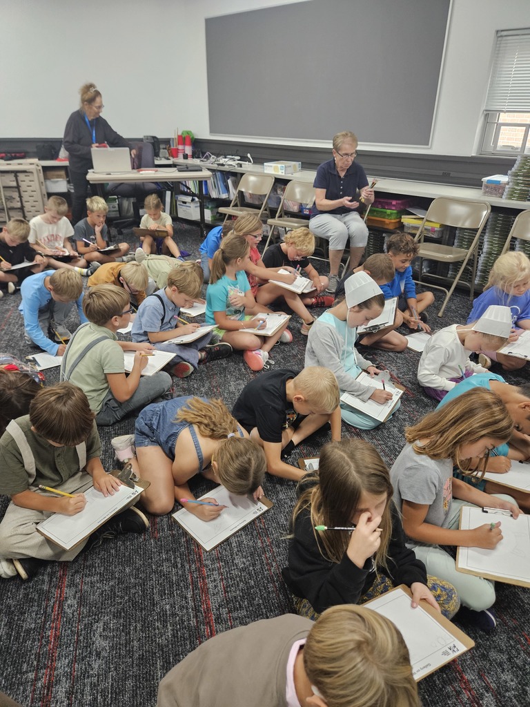kids listening to presentation