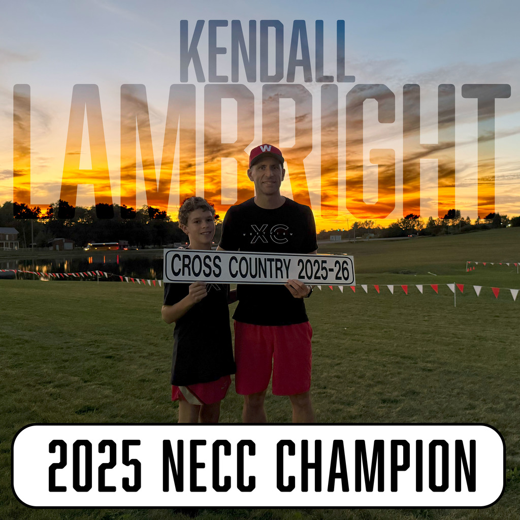 Kendall Lambright NECC Conference Champion 2025