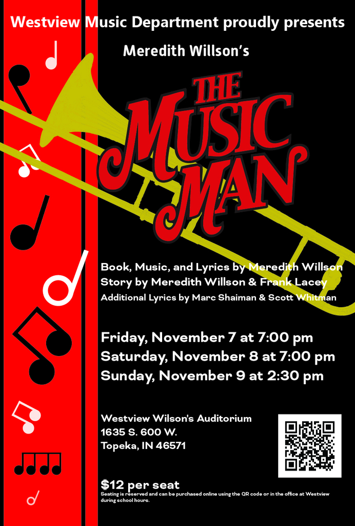 The Music Man Poster 2025 by Aaron Roth