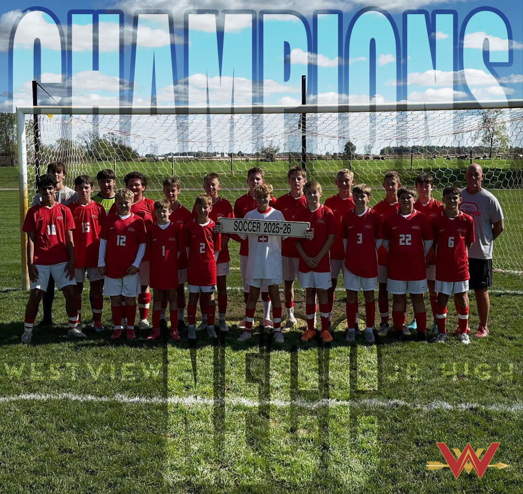 Junior High Boys NECC Soccer Champions 2025