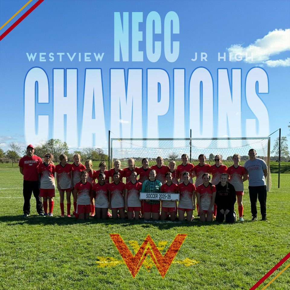 Junior High Girls NECC Soccer Champions 2025