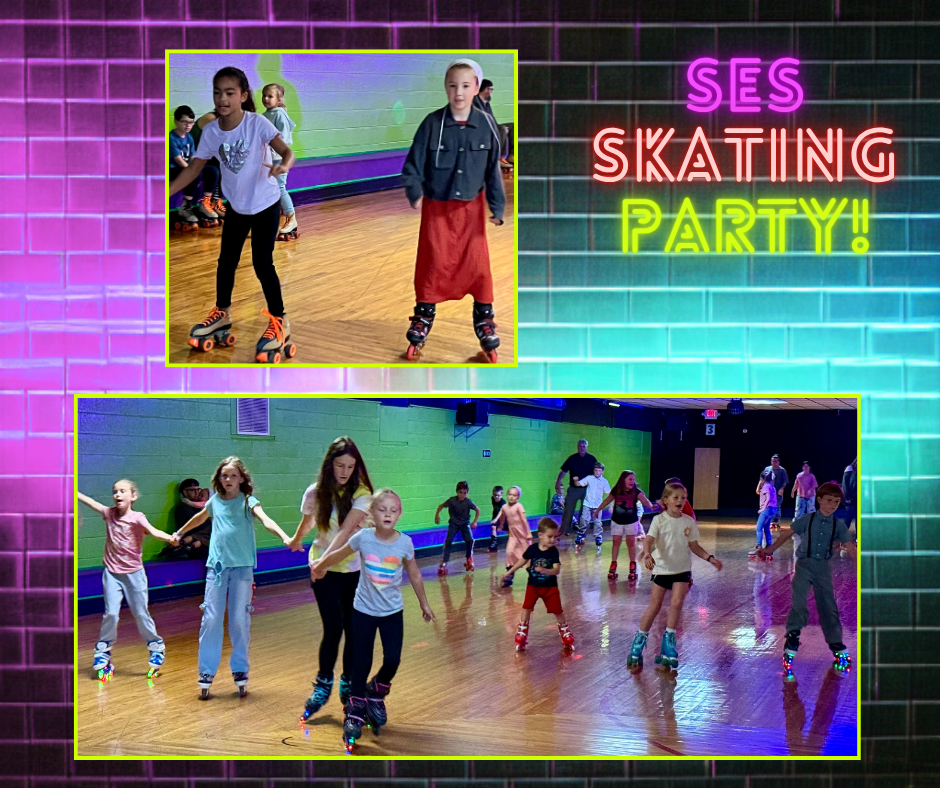 students skating