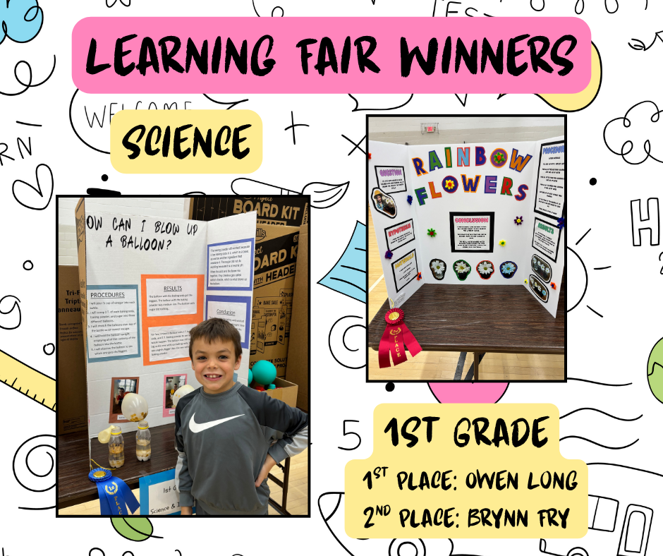 kids with their projects