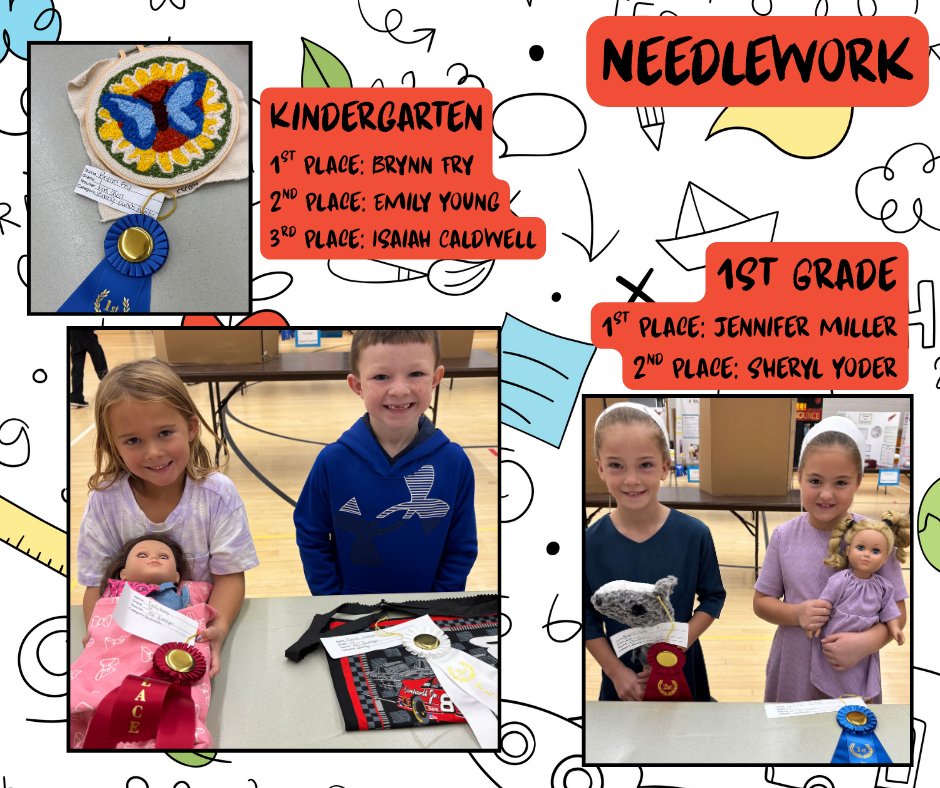 kids with their projects