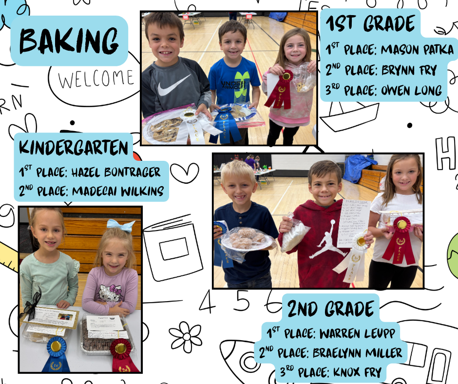 kids with their projects