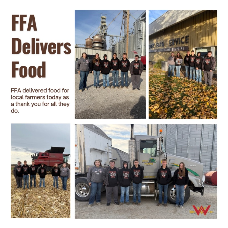 FFA delivering food to farmers 11/5/25