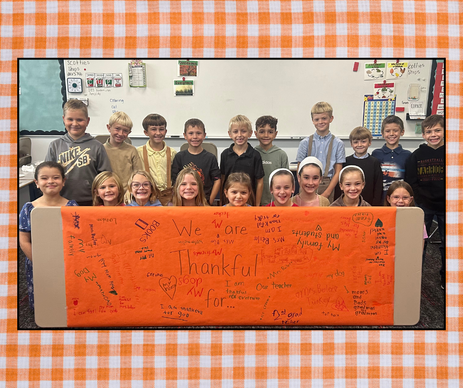 2nd grade thanksgiving
