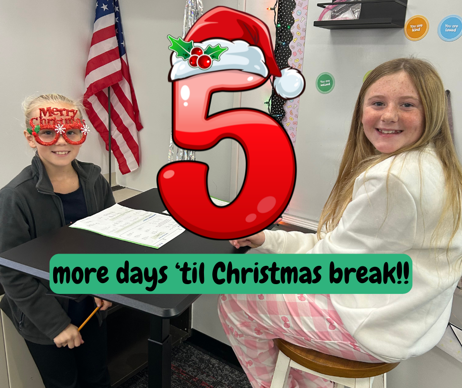 5 days til christmas break