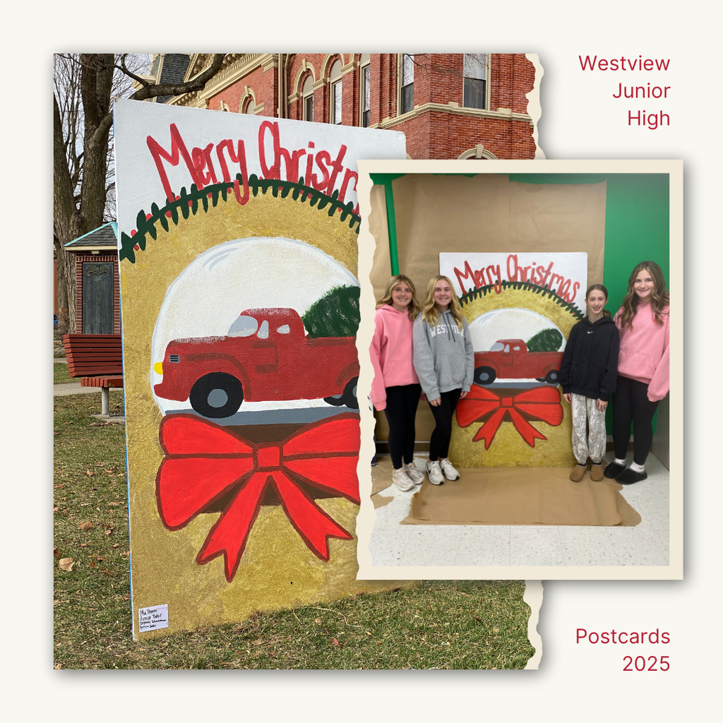 Merry Christmas postcard