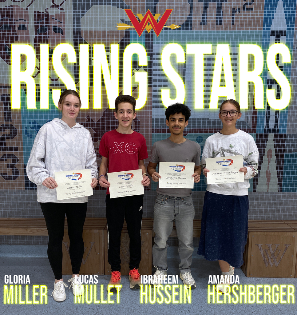Gloria Miller Lucas Mullet Ibraheem Hussein Amanda Hershberger named Westview's Rising Stars for Indiana's class of 2027