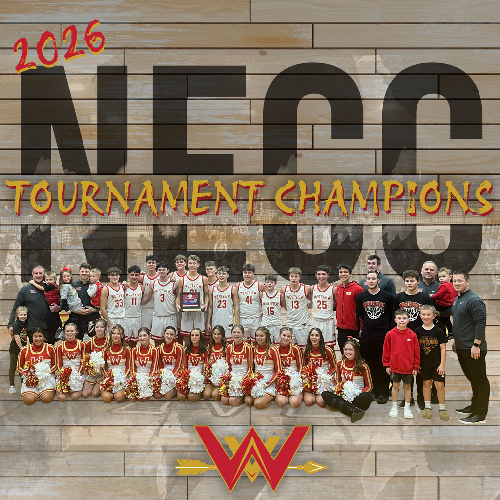 Varsity Boys Basketball NECC Tournament Champions 2026