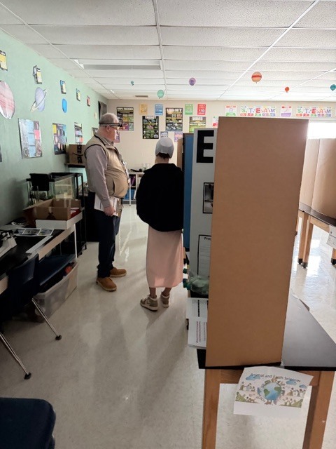 Judging Science Fair in the dark