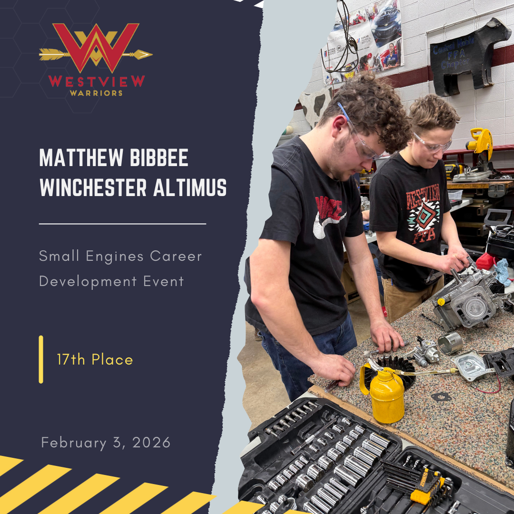 Matthew Bibbee Winchester Altimus 17th place small engines