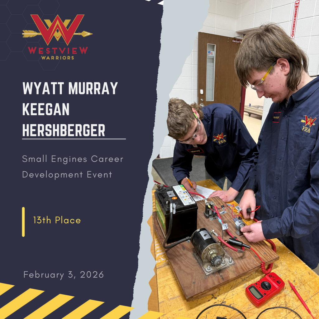 Wyatt Murray Keegan Hershberger 13th place small engines