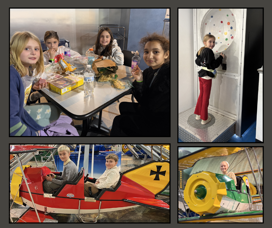 students at kalamazoo air zoo