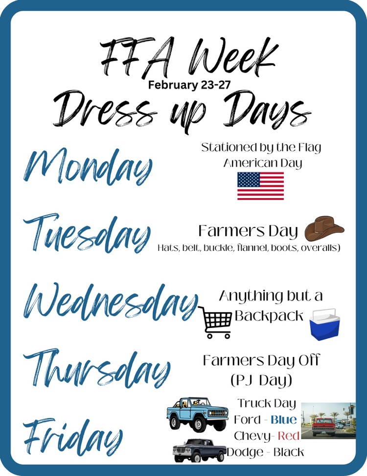 FFA dress up days