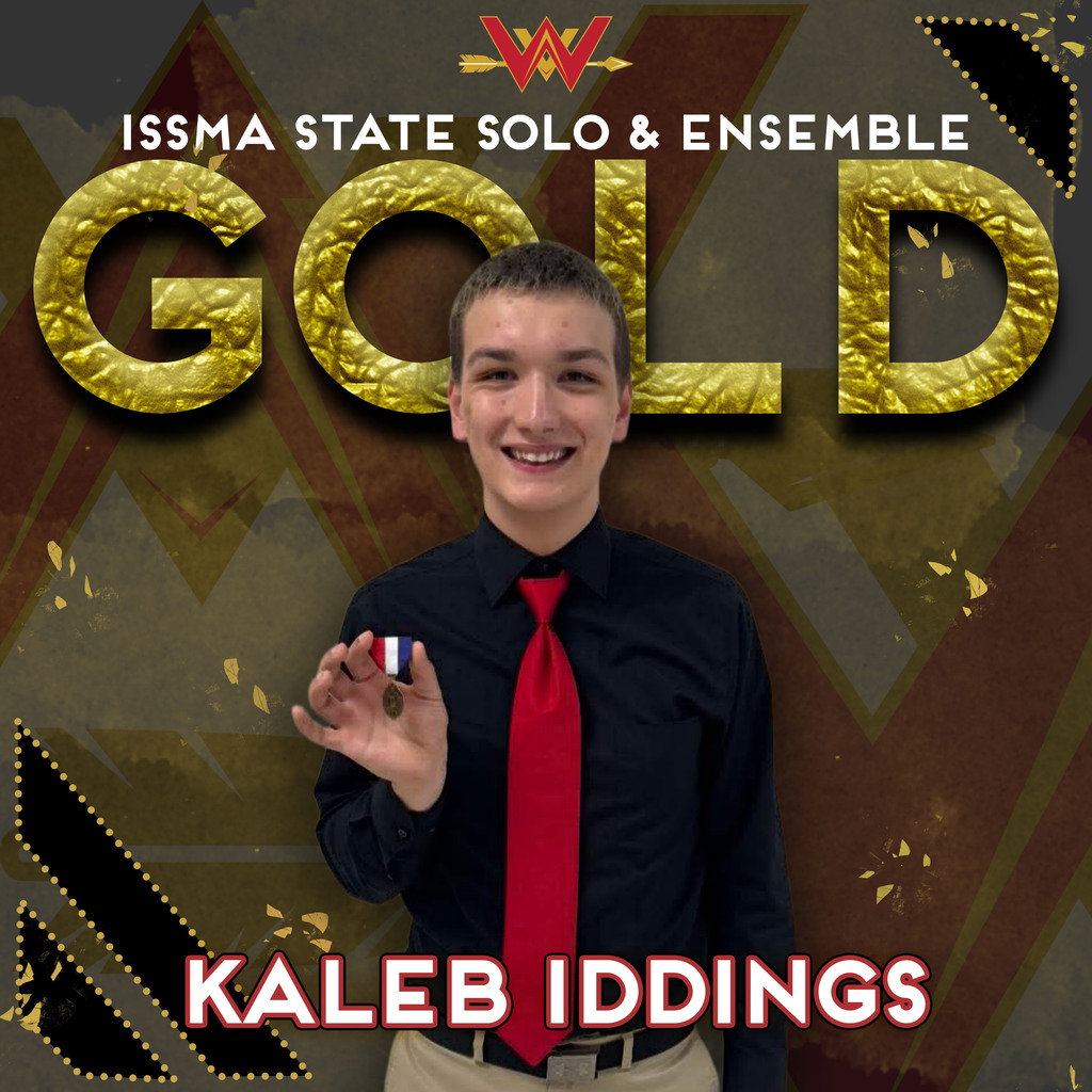 Kaleb Iddings Gold ISSMA 2026 State