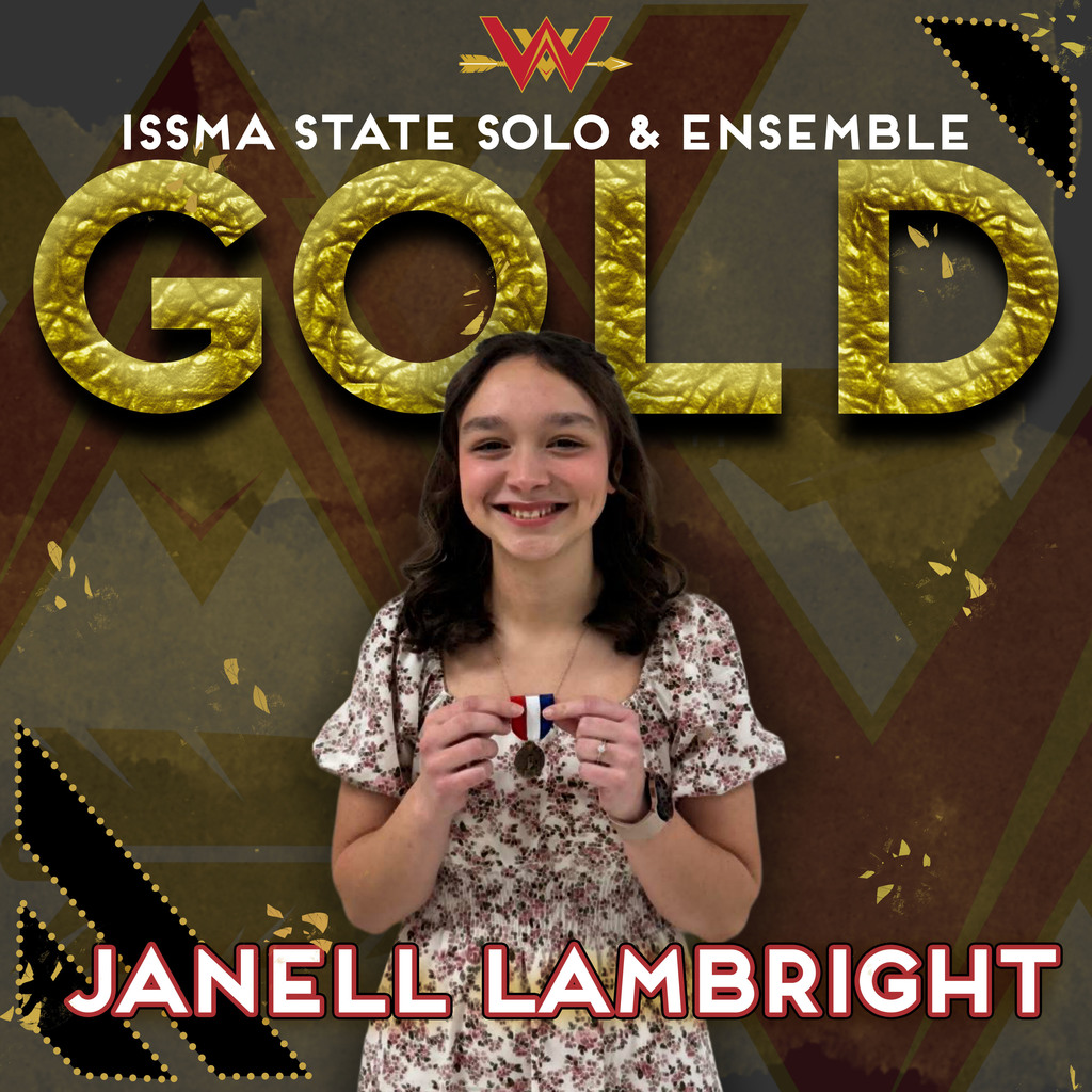 Janell Lambright Gold ISSMA 2026 State
