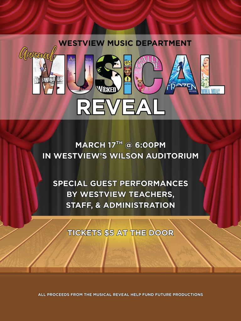 2026-2027 Musical Reveal on March 17, 2026