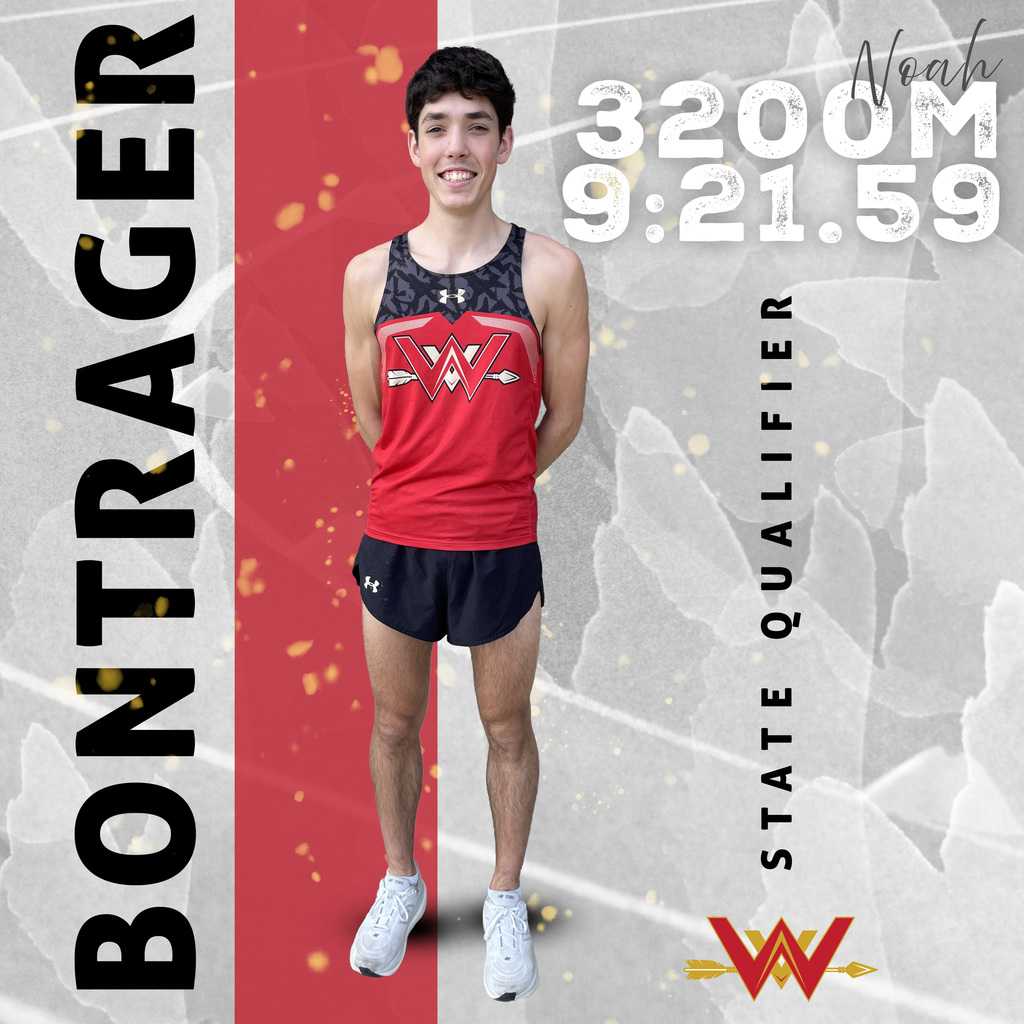 Noah Bontrager Indoor State Qualifier 3200 m