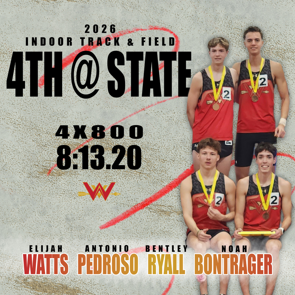 4x800 4th at Hoosier State Relays Indoor Meet 2026