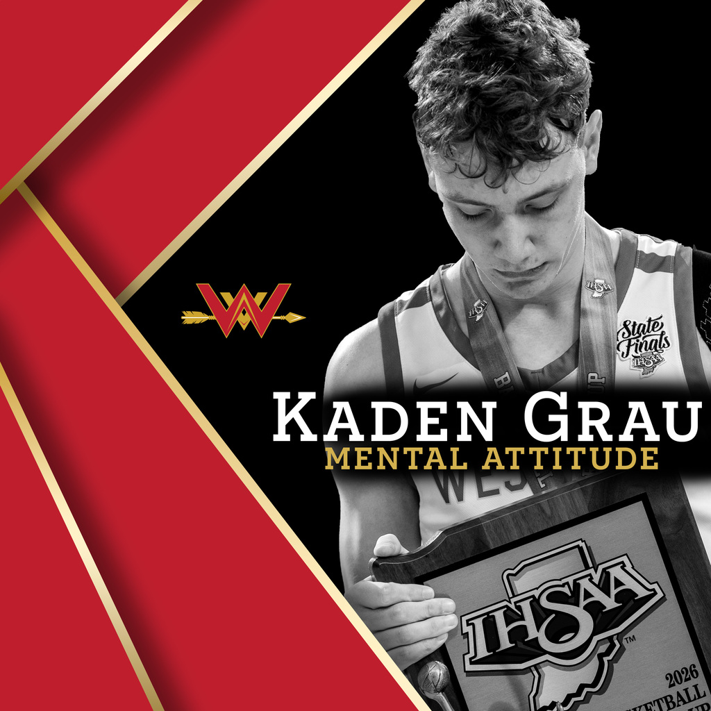 Kaden Grau Mental Attitude Award Varsity Basketball 2026