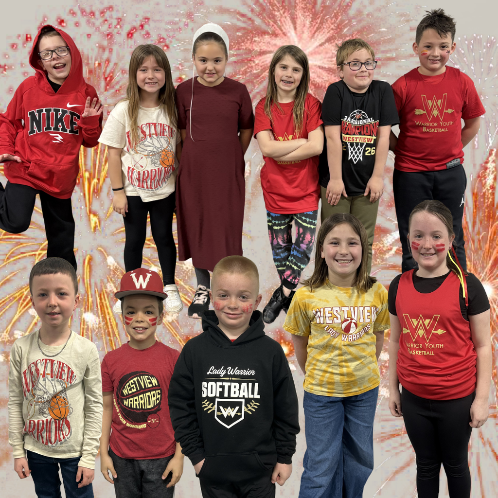 students dressed up for westview spirit day