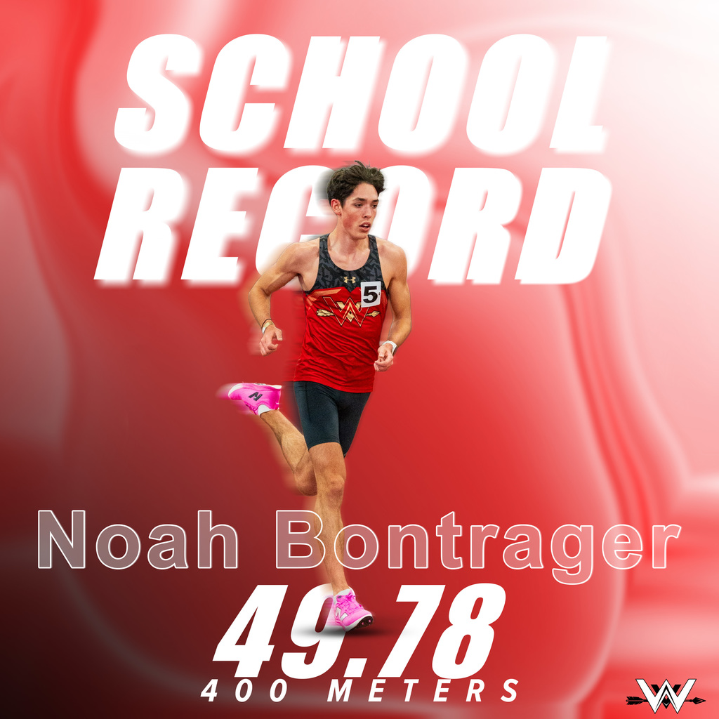 Noah Bontrager School Record 2026 400 meter dash 49.78 seconds